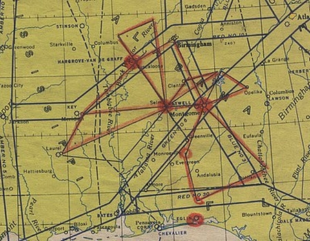 CFPNA: Plan de Vol - Zone Tuscaloosa - Maxwell (Al).