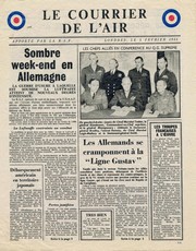 Courrier de l'Air - Londres - 3 F&eacute;vrier 1944