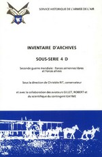 SHD: Inventaire d' Archives Sous-S&eacute;rie 4 D