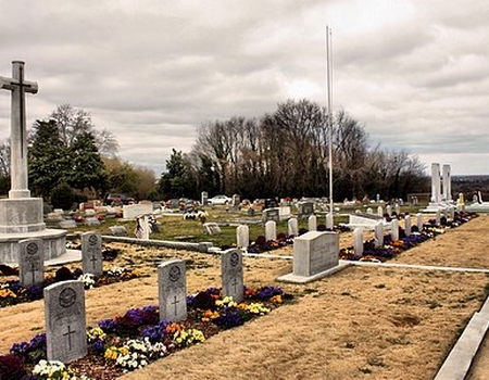 CFPNA: Cimeti&egrave;re d'Oakwood - Le Carr&eacute; des Fran&ccedil;ais.
