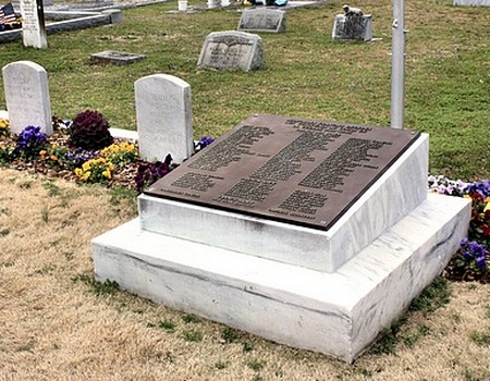 CFPNA: Cimeti&egrave;re d'Oakwood - Le Carr&eacute; des Fran&ccedil;ais.