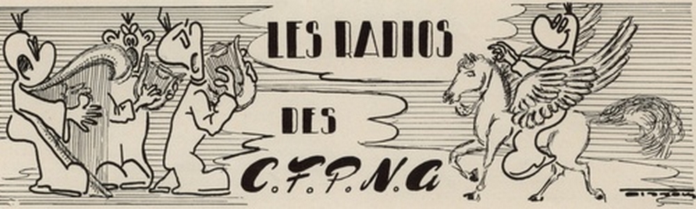 Les Radios des CFPNA  - sept 1945 - Coll° SHAA.