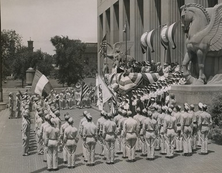 CFPNA: 14.07.1944 - C&eacute;r&eacute;monie Saint Louis.